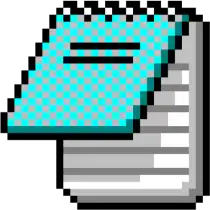 Windows 95 notepad logo